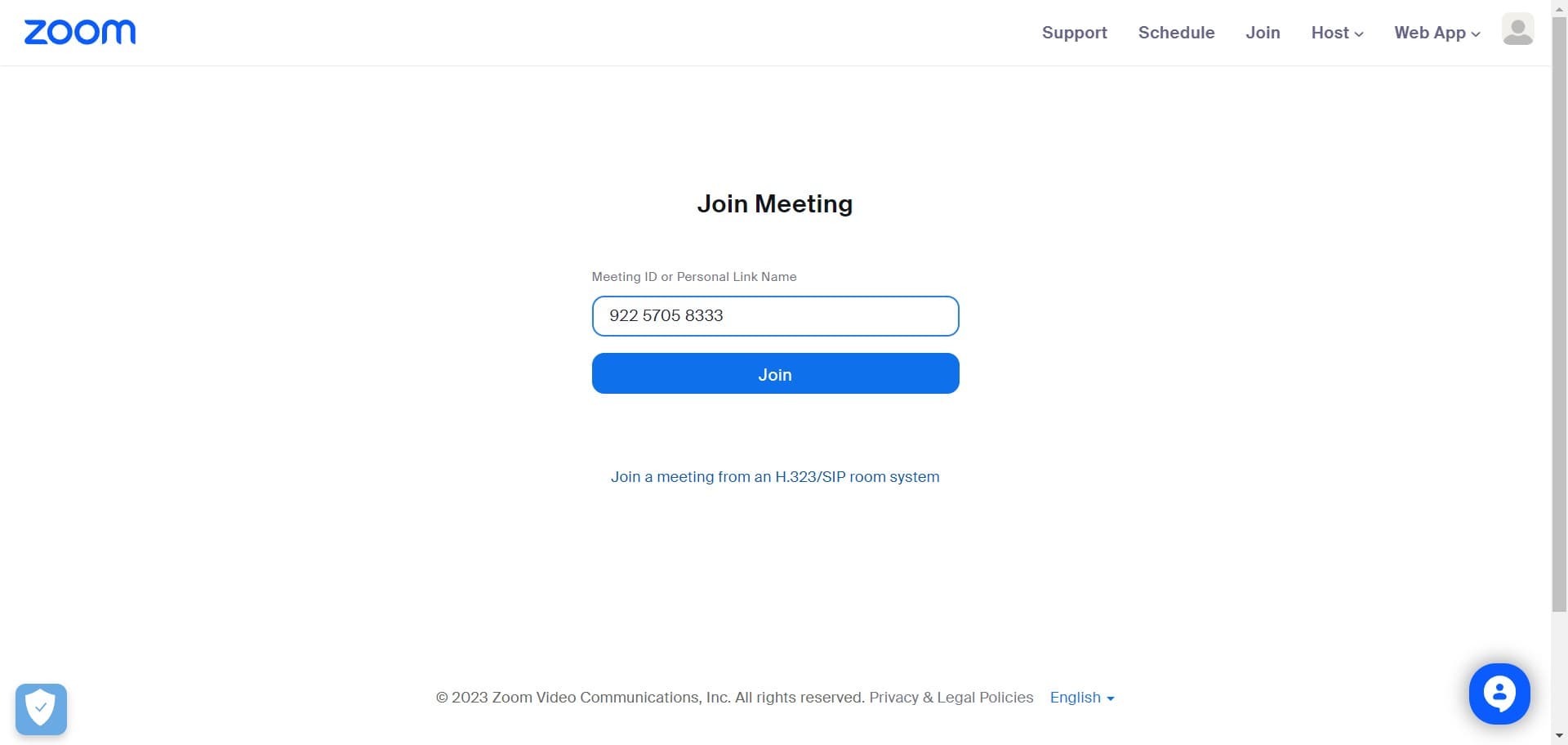 Click Join again to proceed