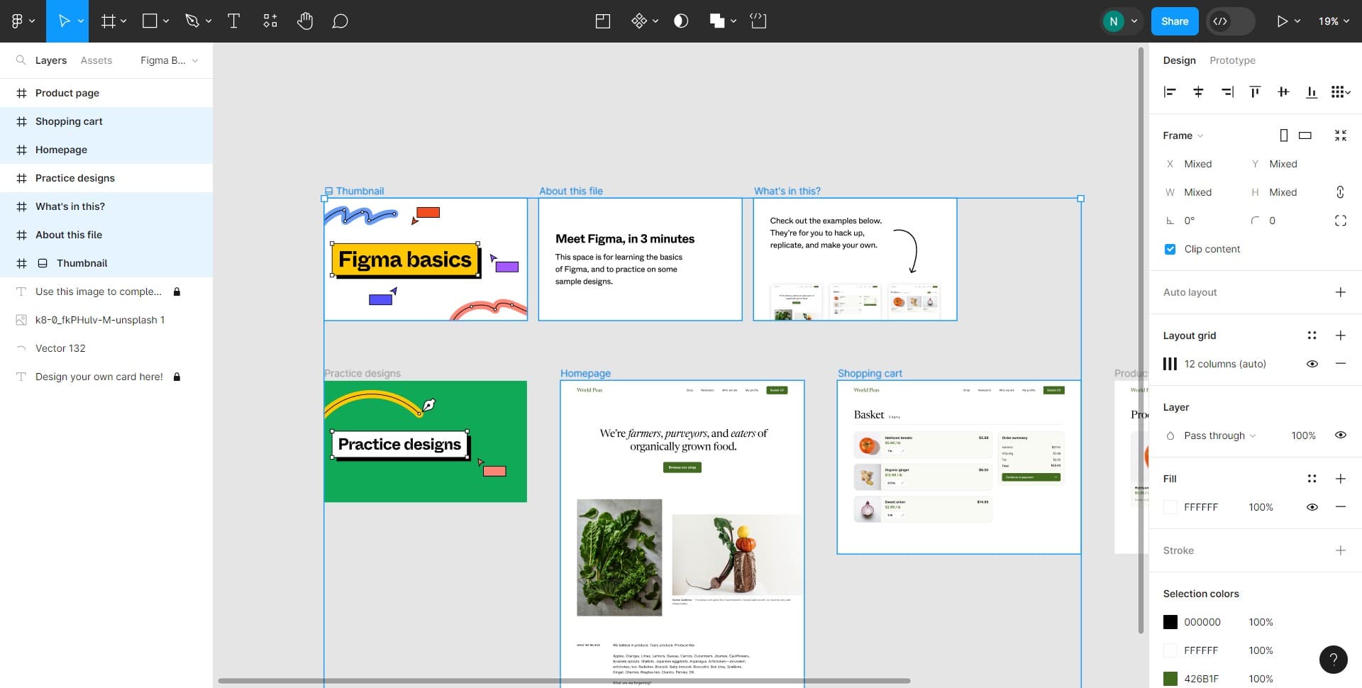 Open your design file