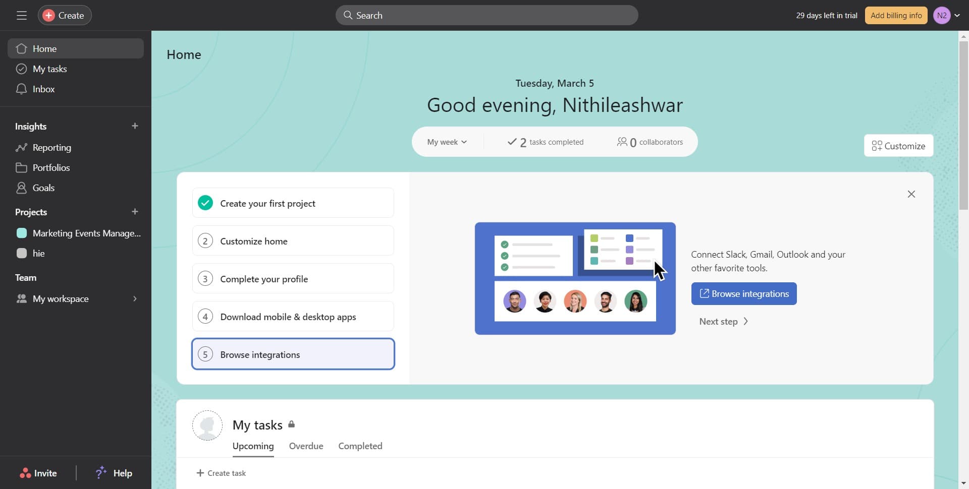 Access the Integrations Marketplace
