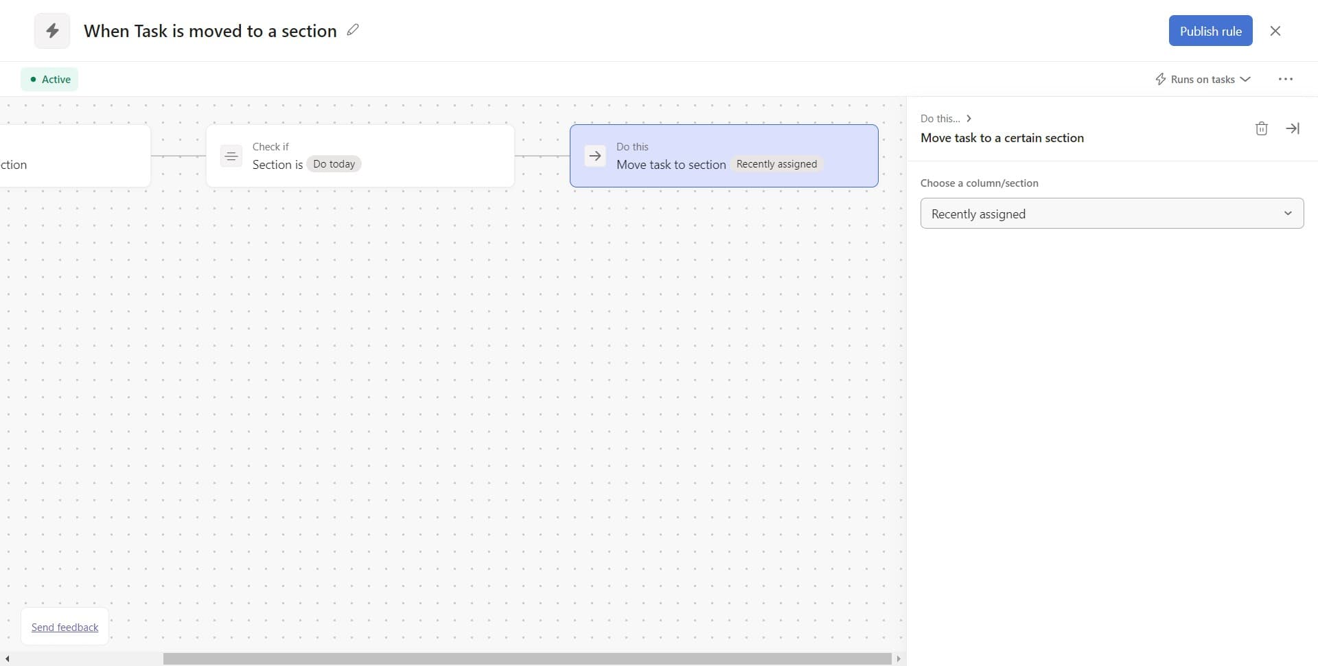 Select Recently Assigned