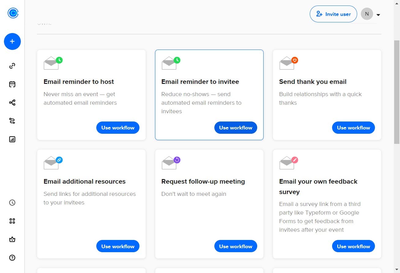 Click on Use workflow