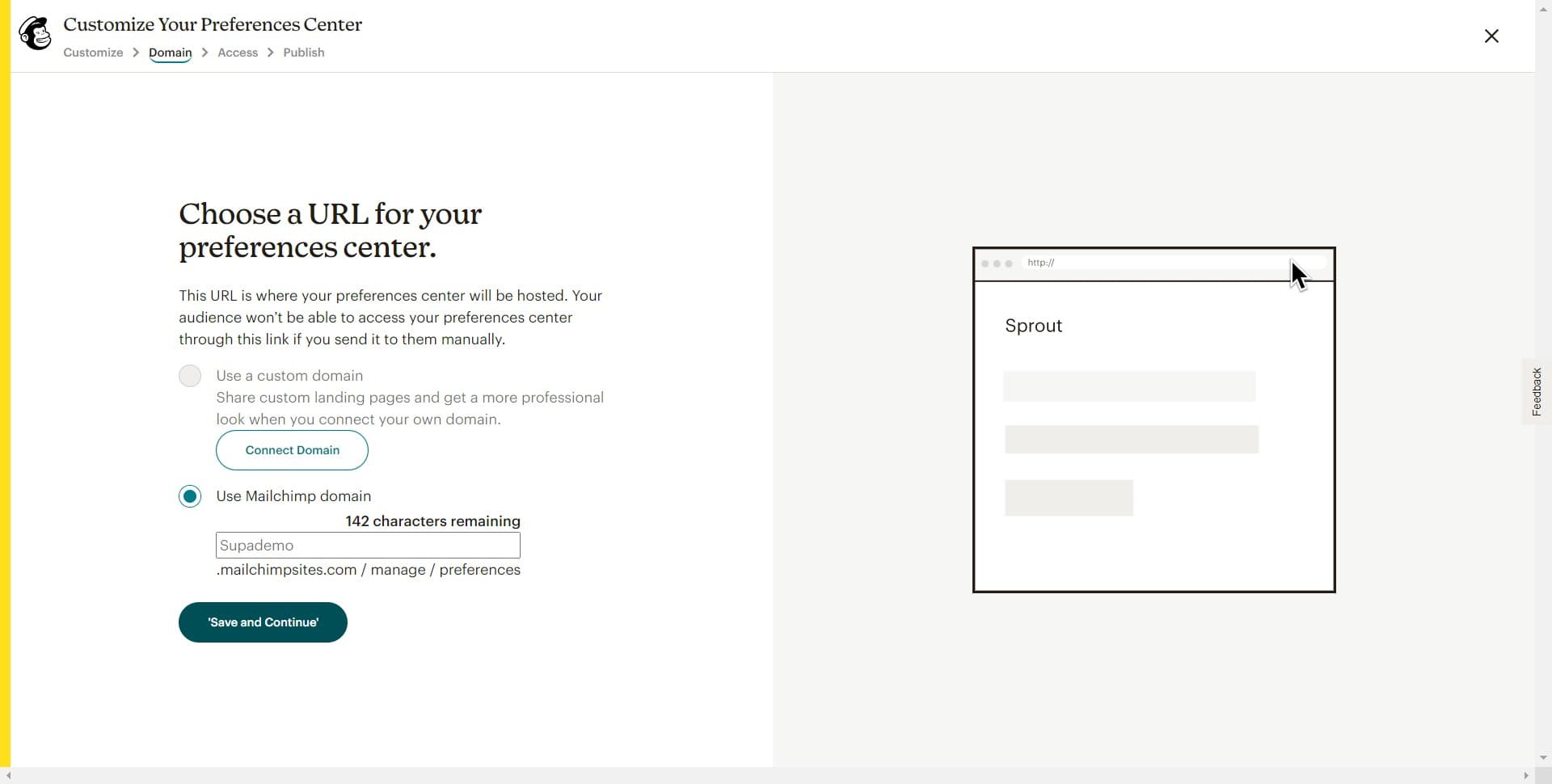 Finalize preferences configuration