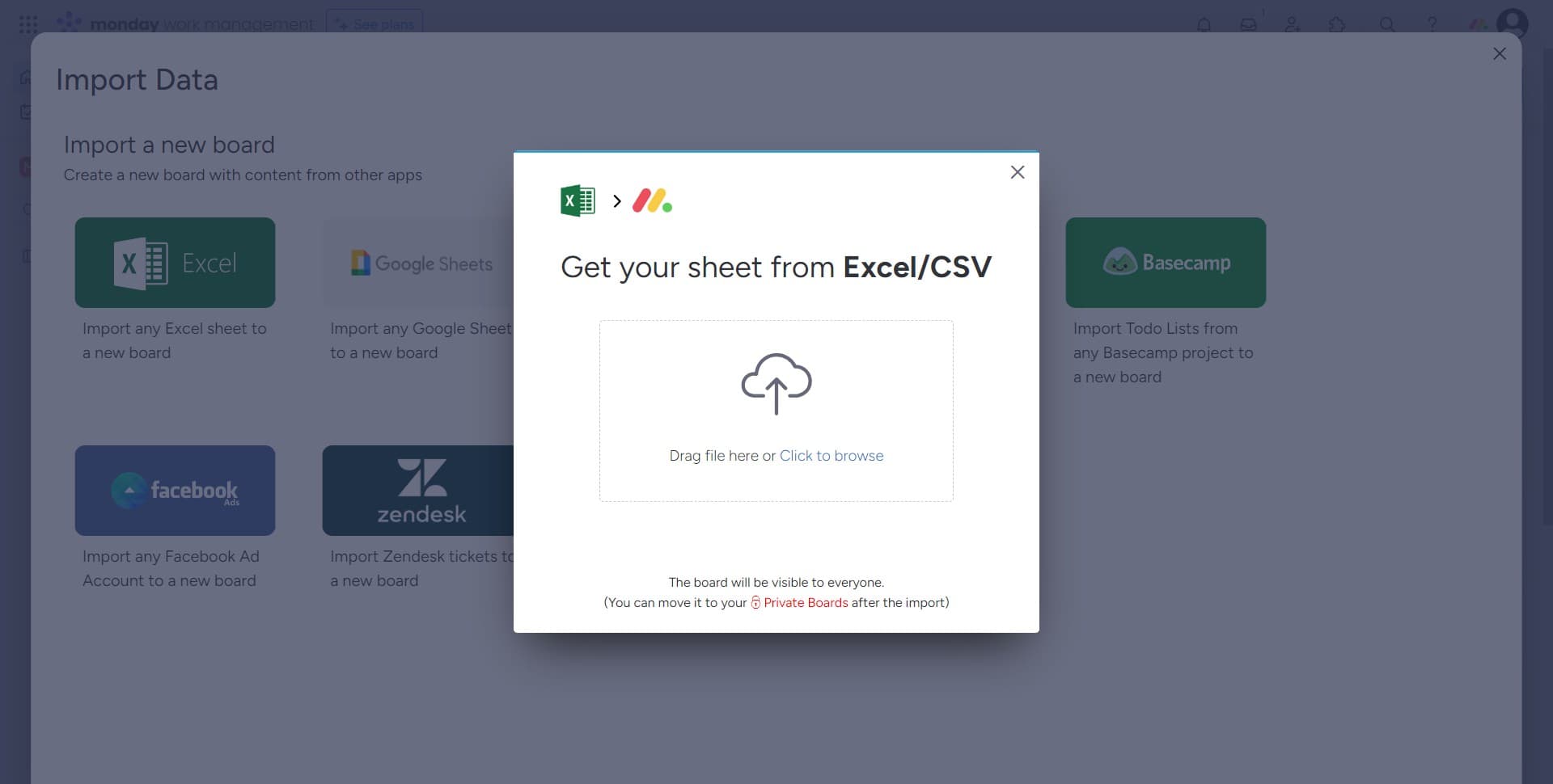 Upload your data file