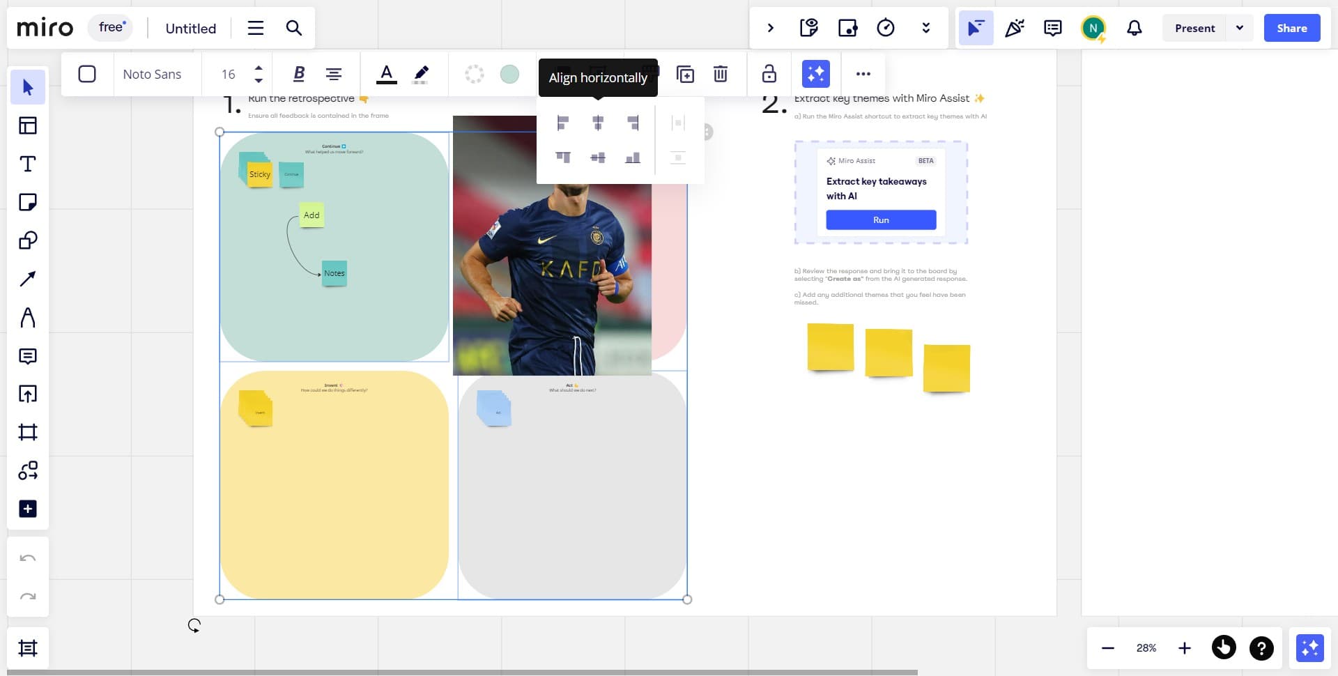 Select your alignment option