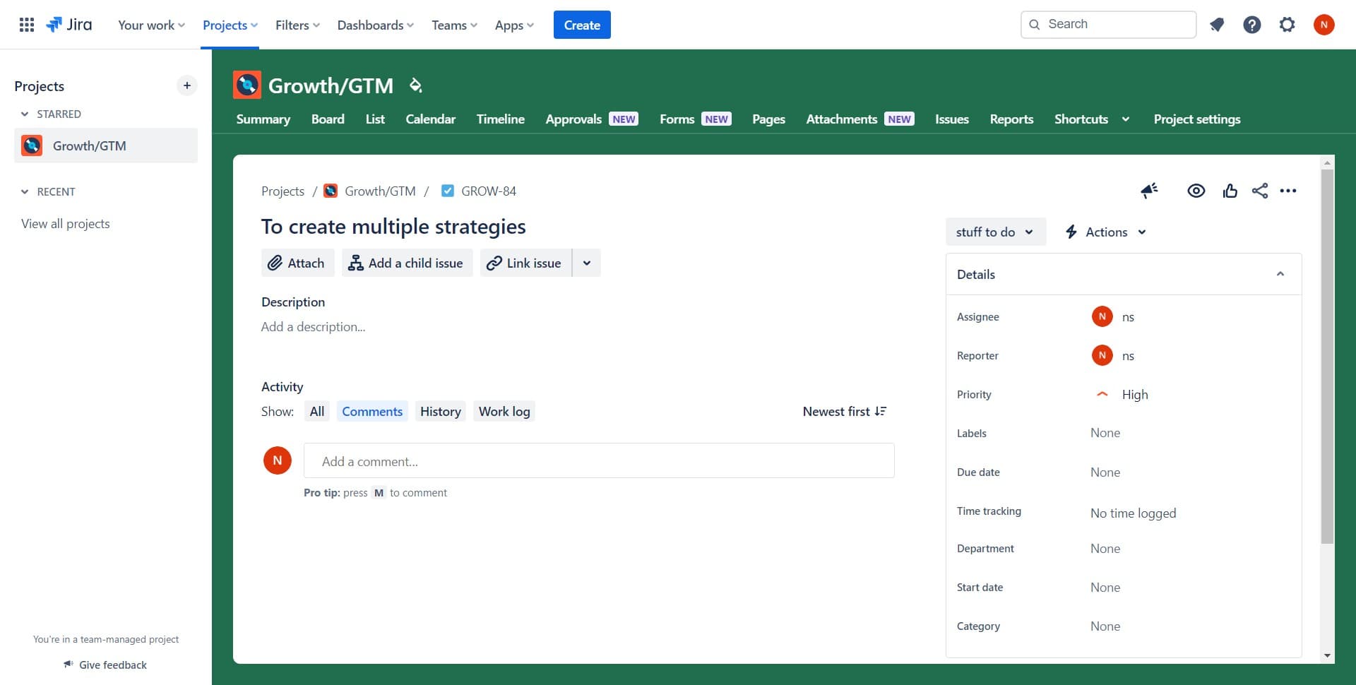 Navigate to your project