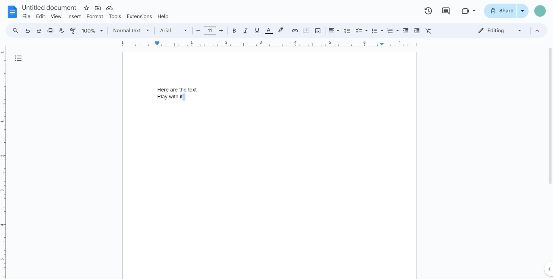 Open the Format menu