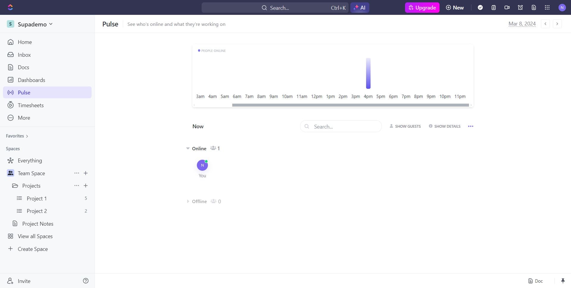 Access view settings