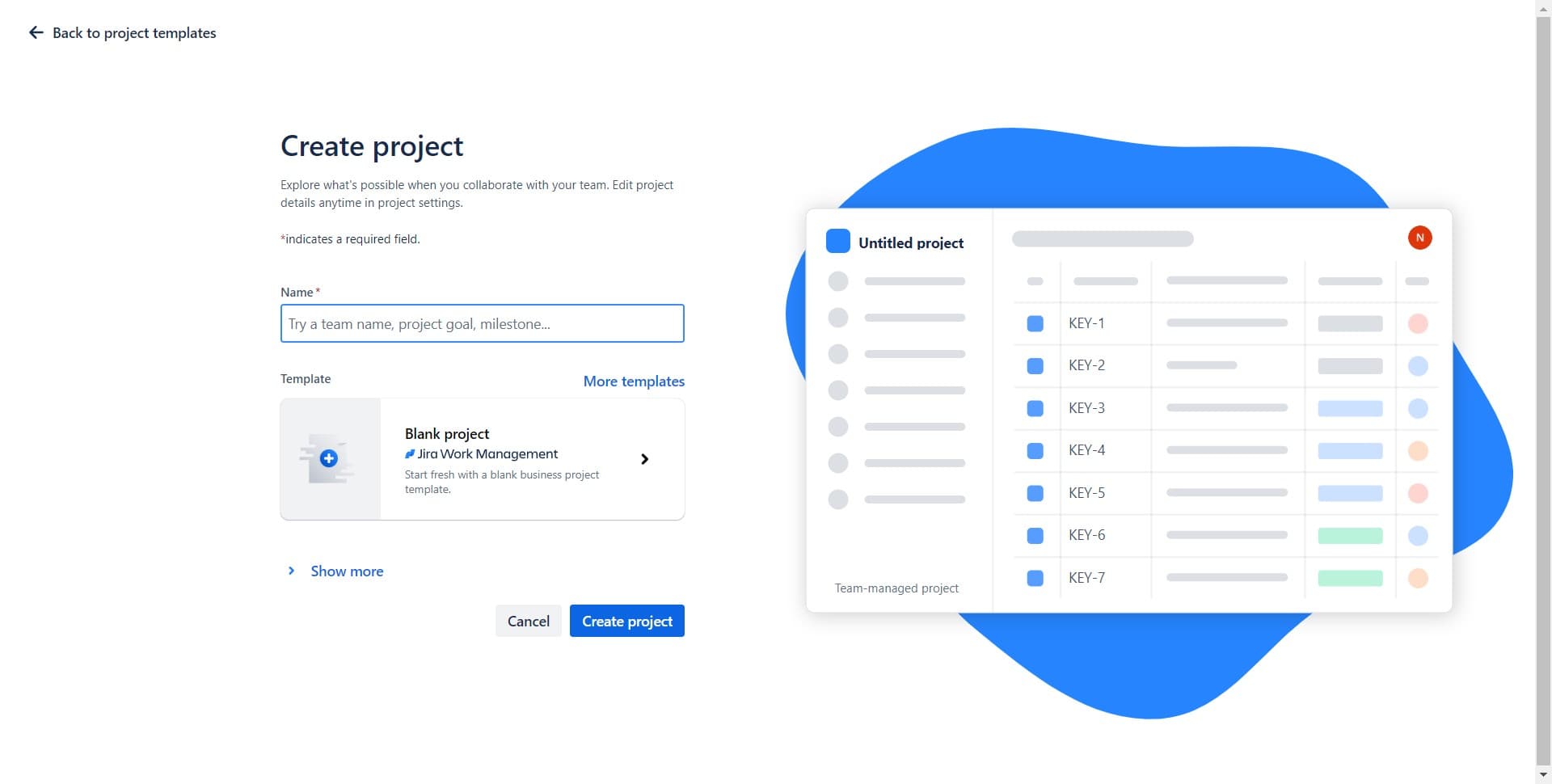Configure basic project settings