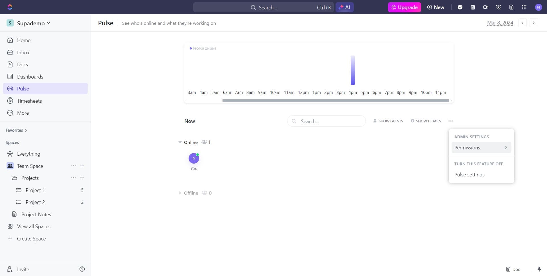 Click on Permissions