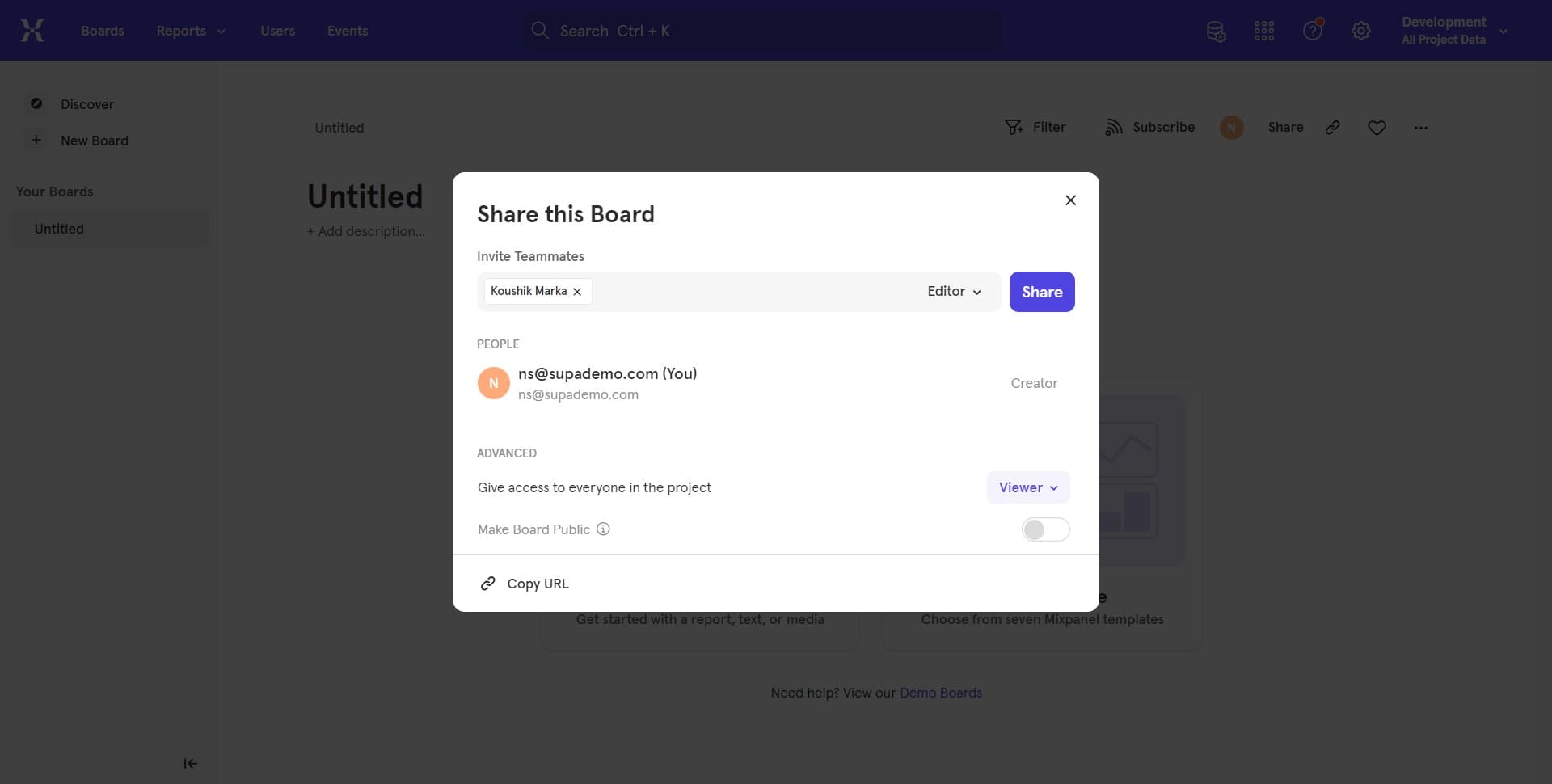 Confirm the invitation details