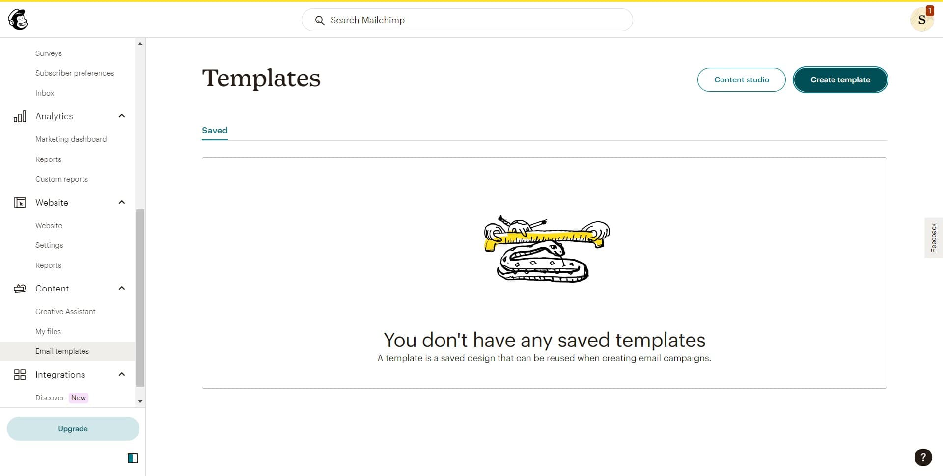 Click Create template