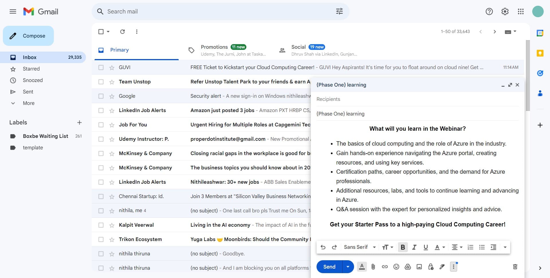 Confirm the action in the dialog