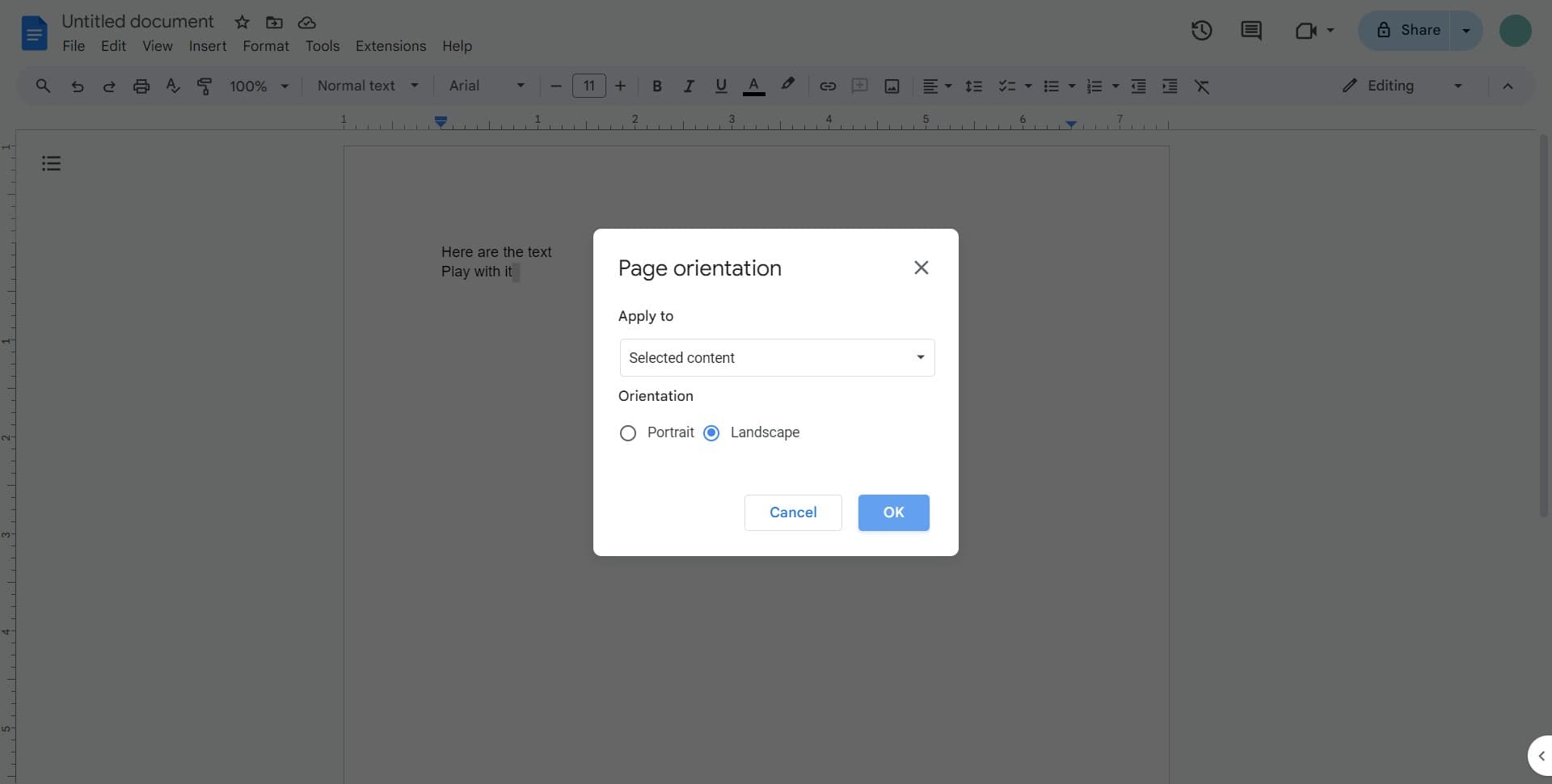 Confirm your changes