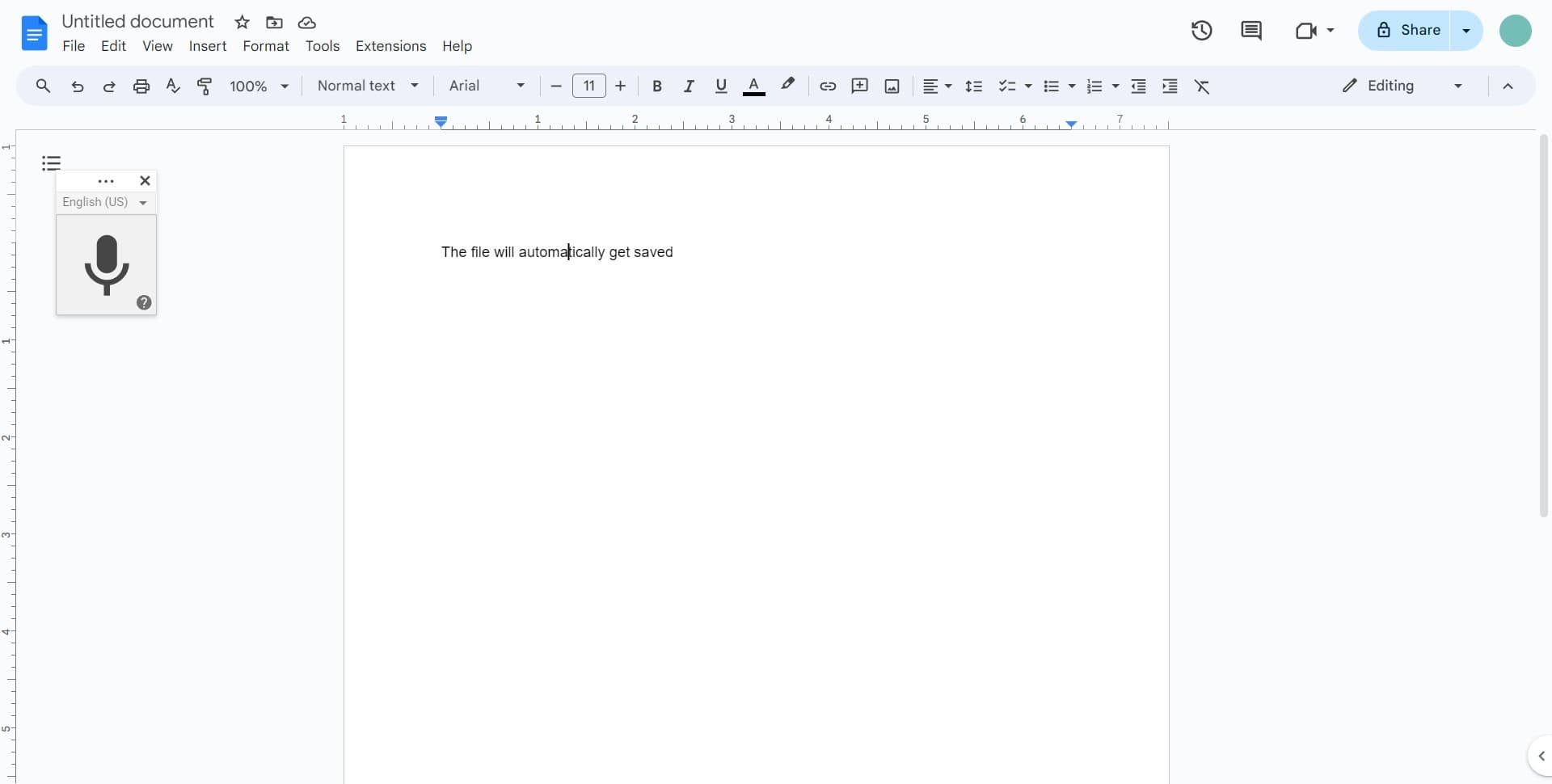 Click to start recording