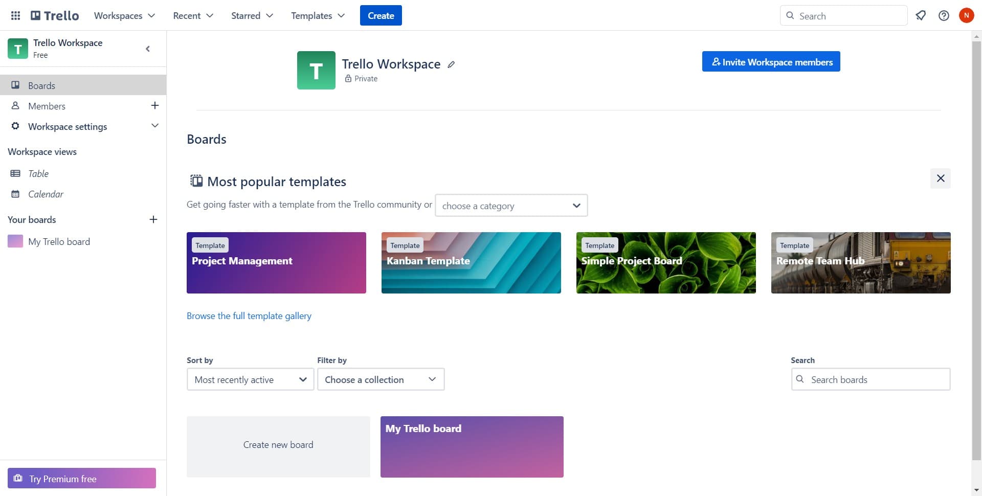 Click on Create button