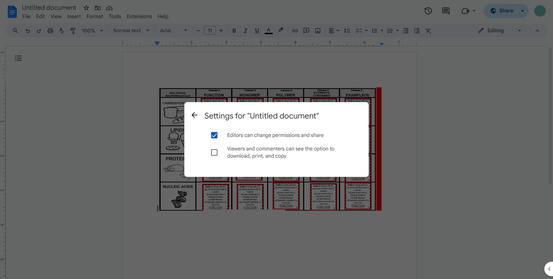 Restrict editor permissions