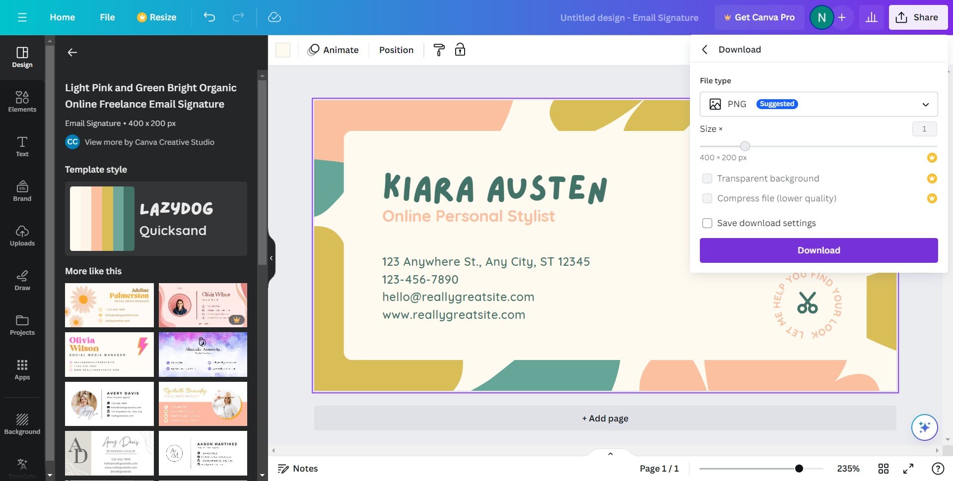 Confirm the Download