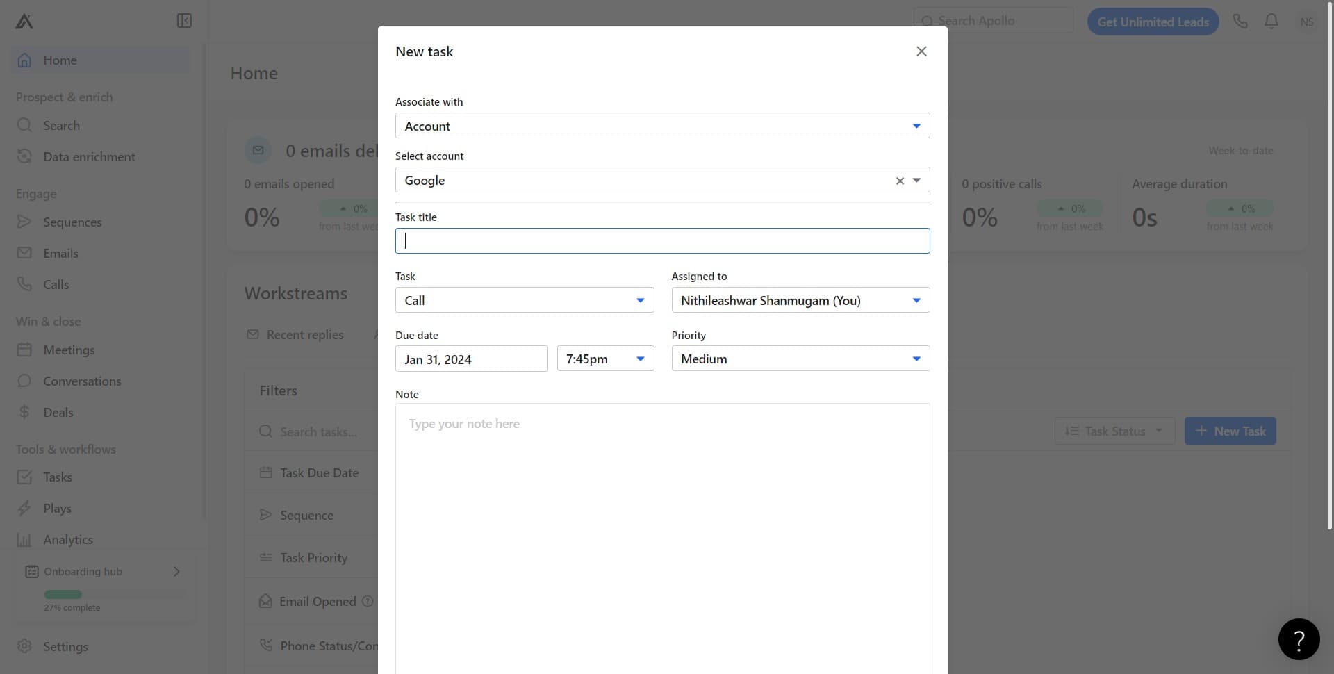 Confirm the selection