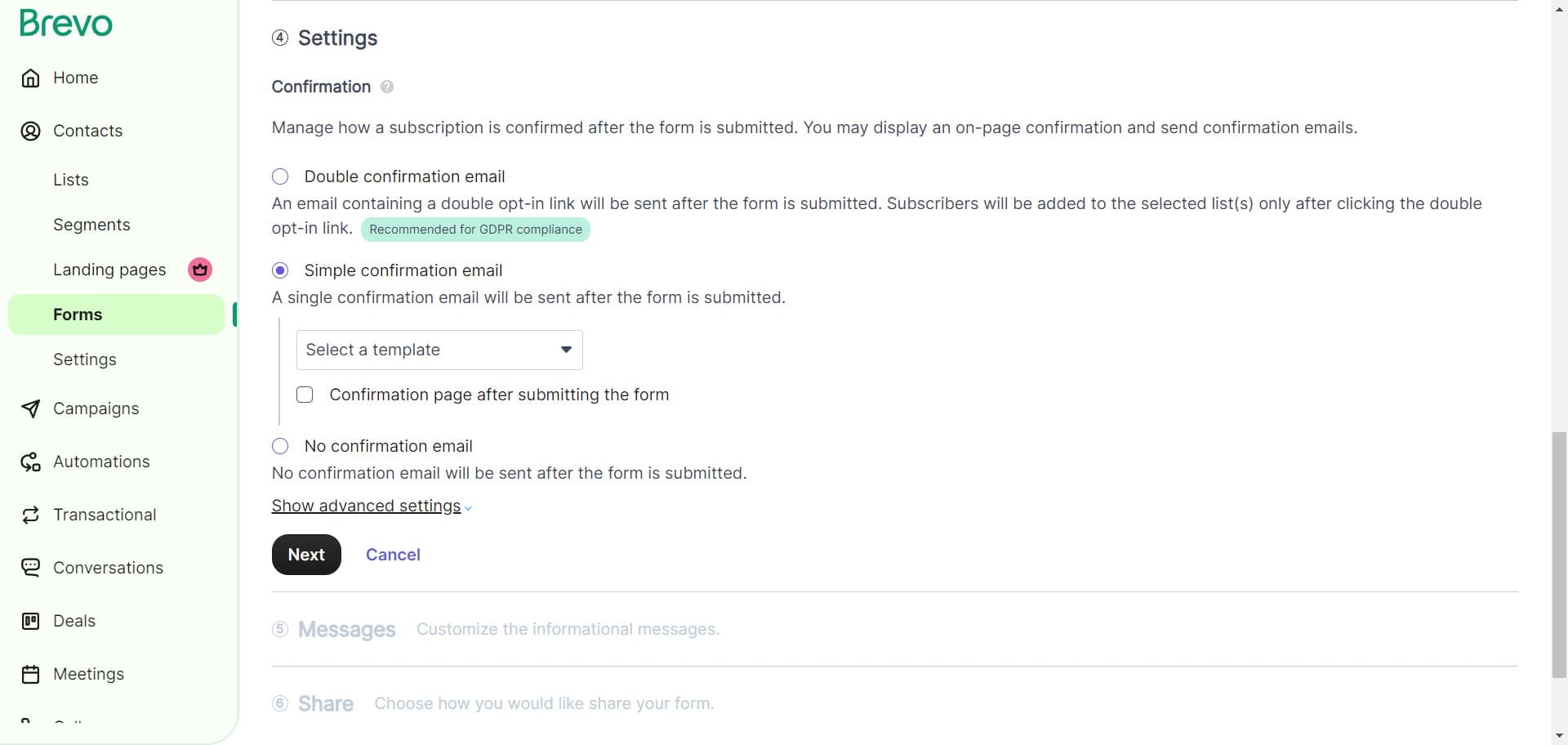Configure form appearance