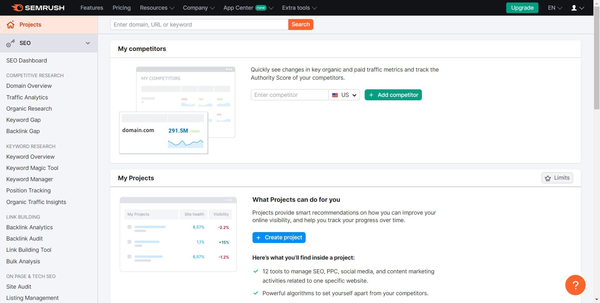 Complete profile setup
