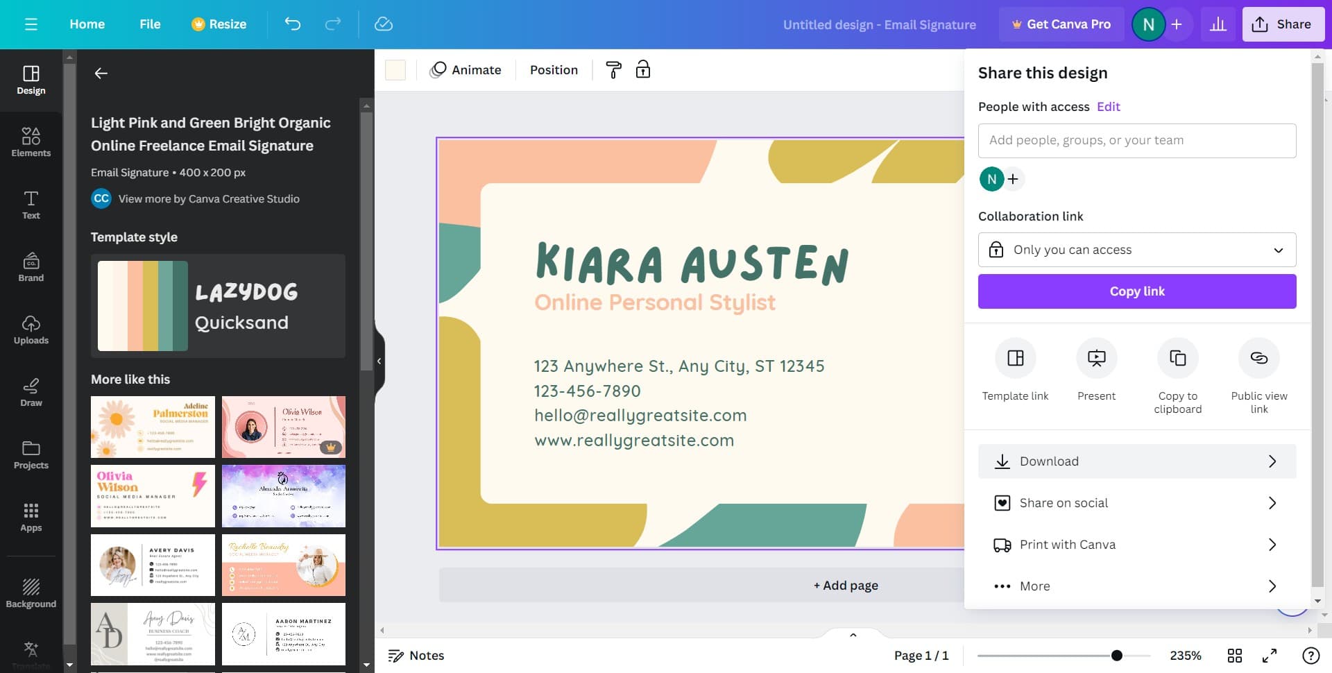 Download Your Signature
