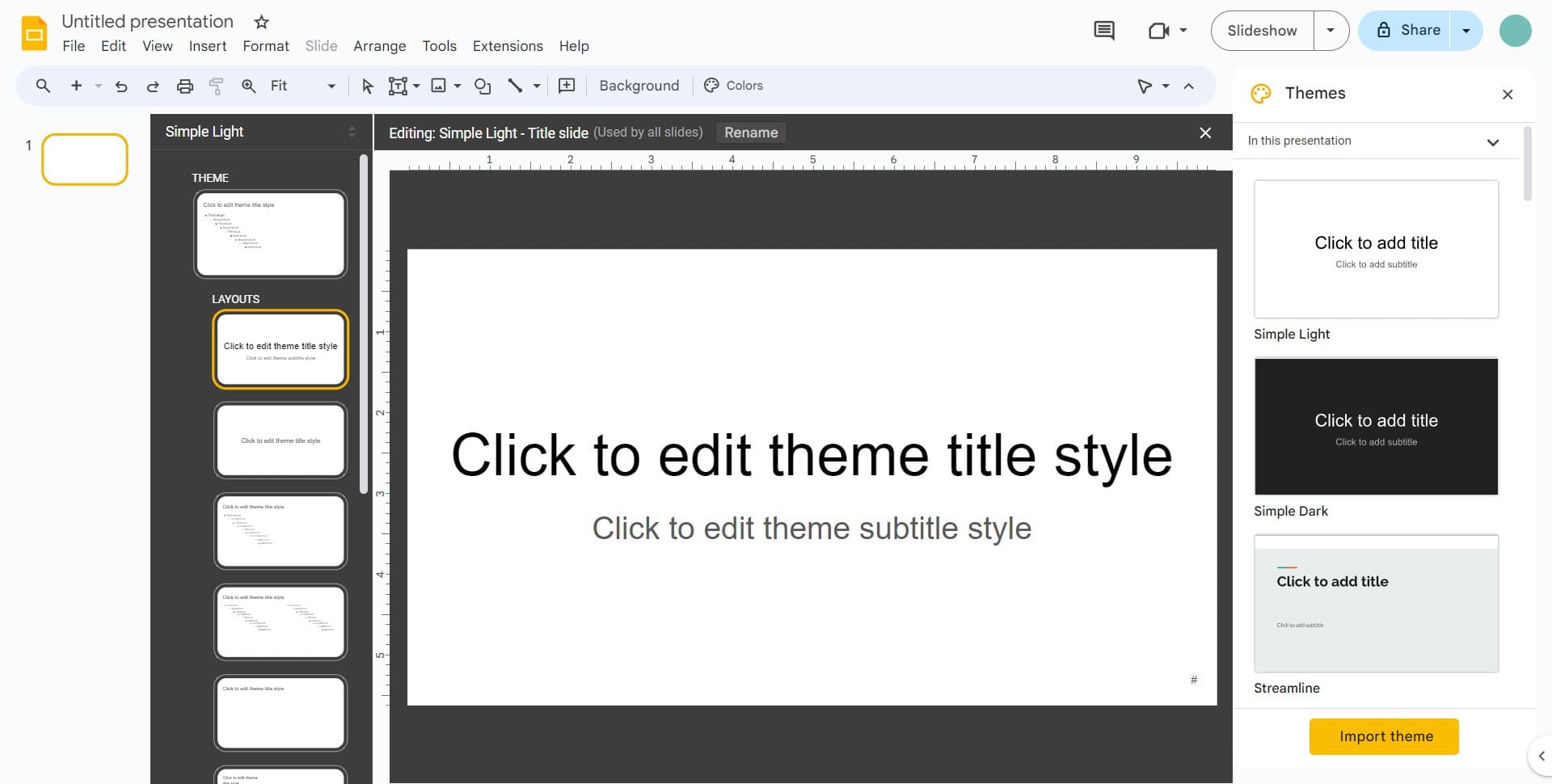 Position the shape element