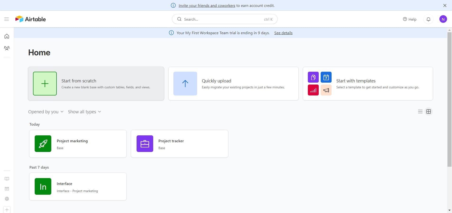 Click to begin setup