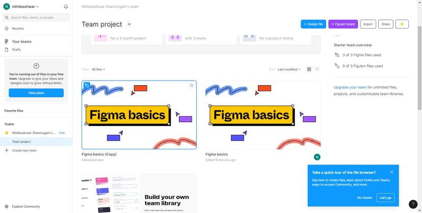 How to Duplicate a File in Figma | Step-by-Step