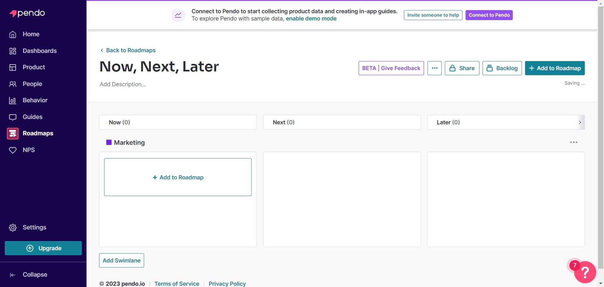 Add content to roadmap