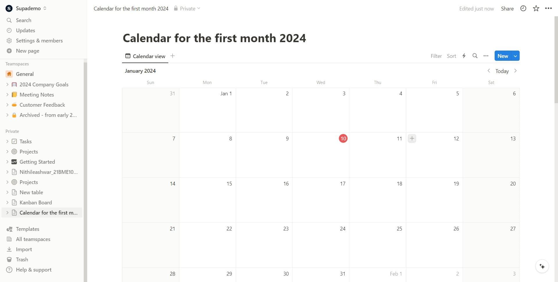 Confirm your calendar setup