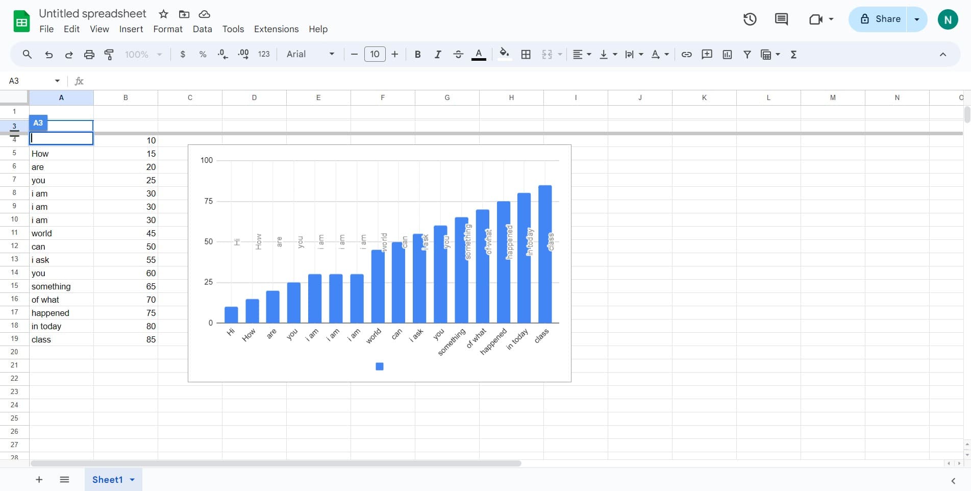 Access the row options menu