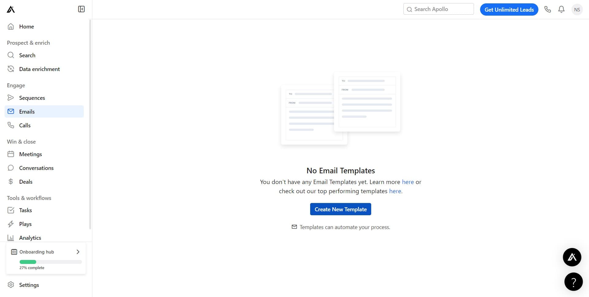 Start a new template