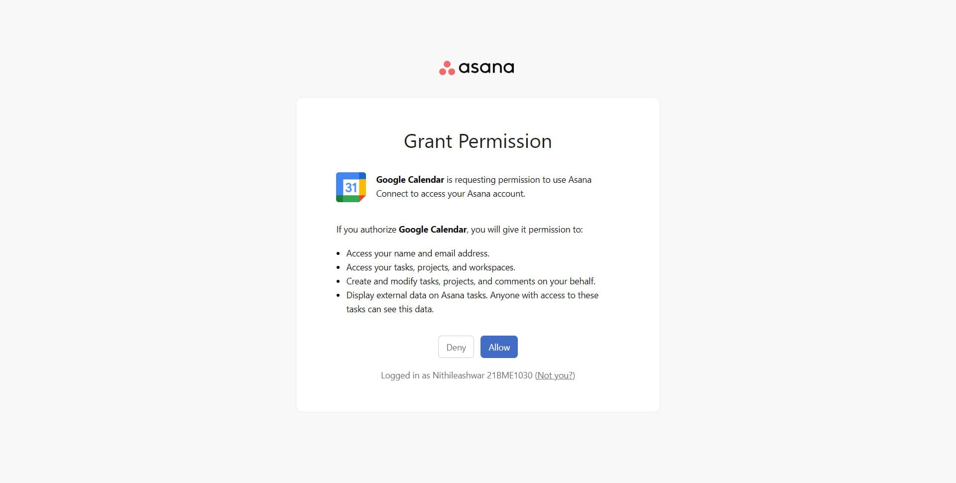 Grant Permission Access