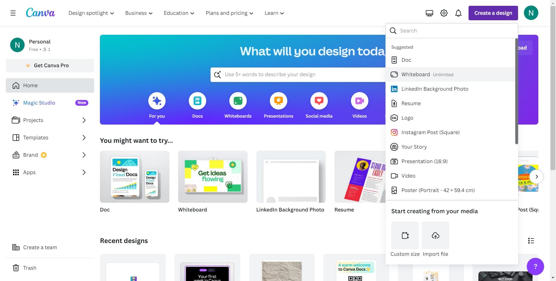 Select Whiteboard Unlimited