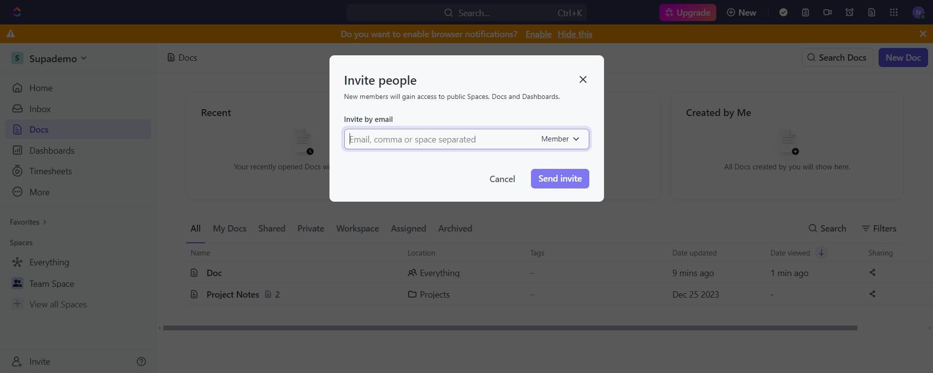 Enter member details