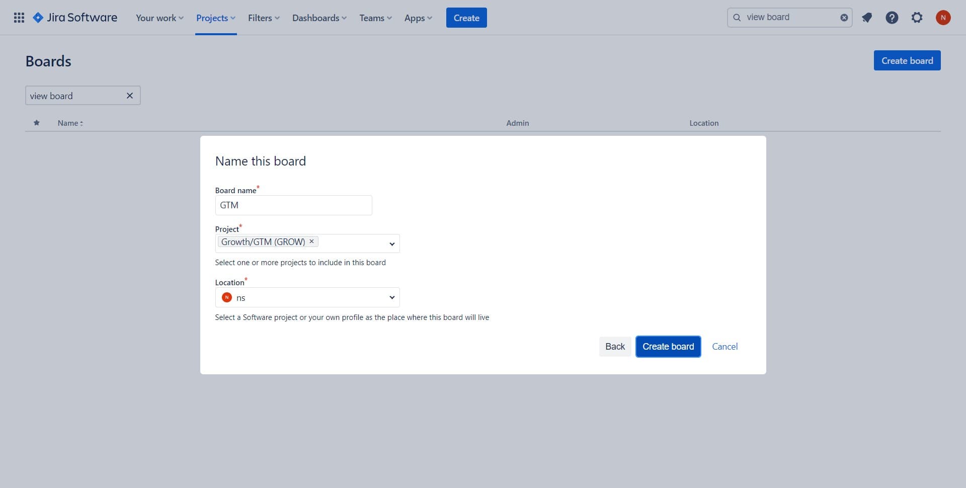Finalize and create board