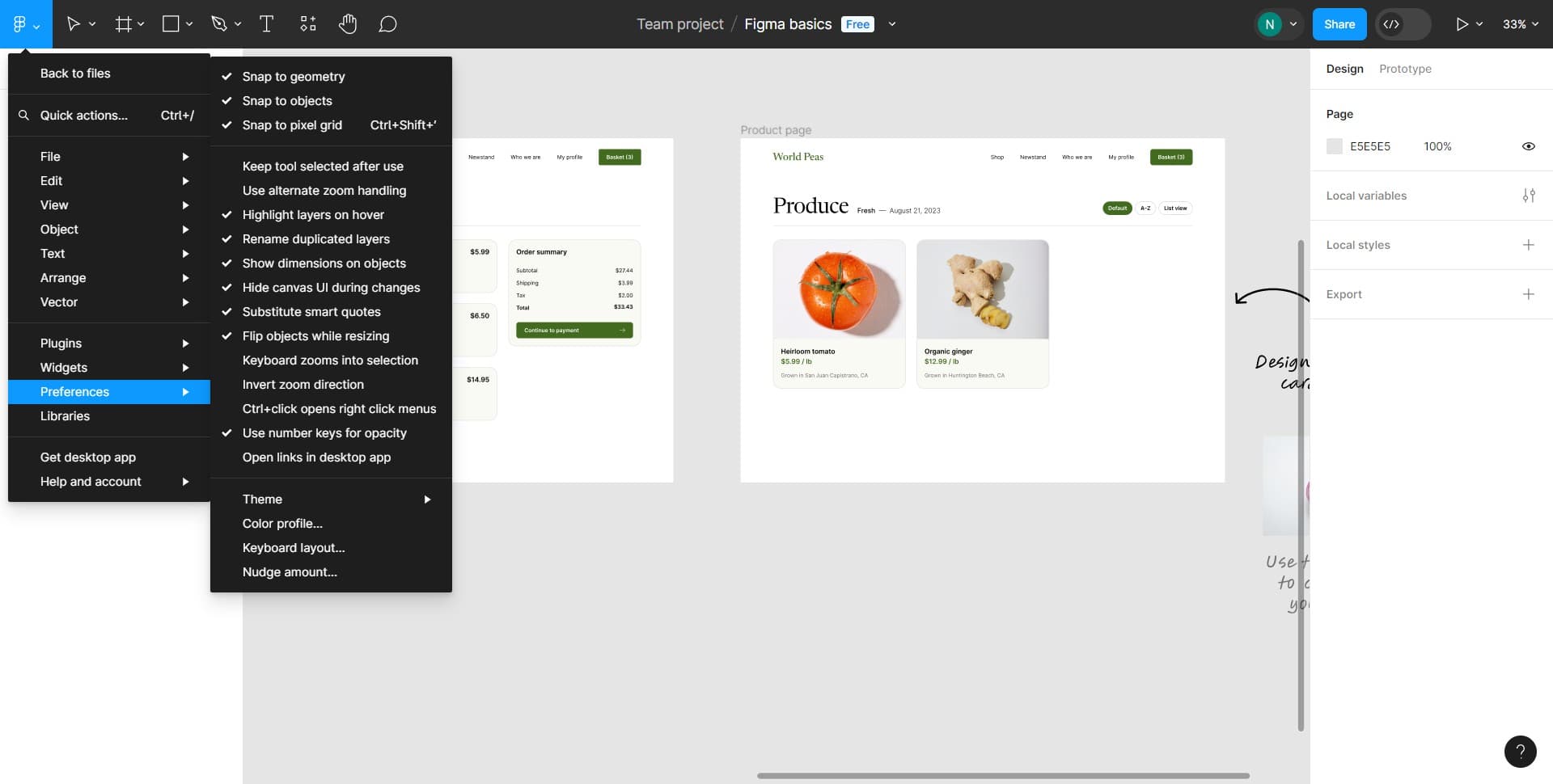 Navigate to keyboard shortcuts