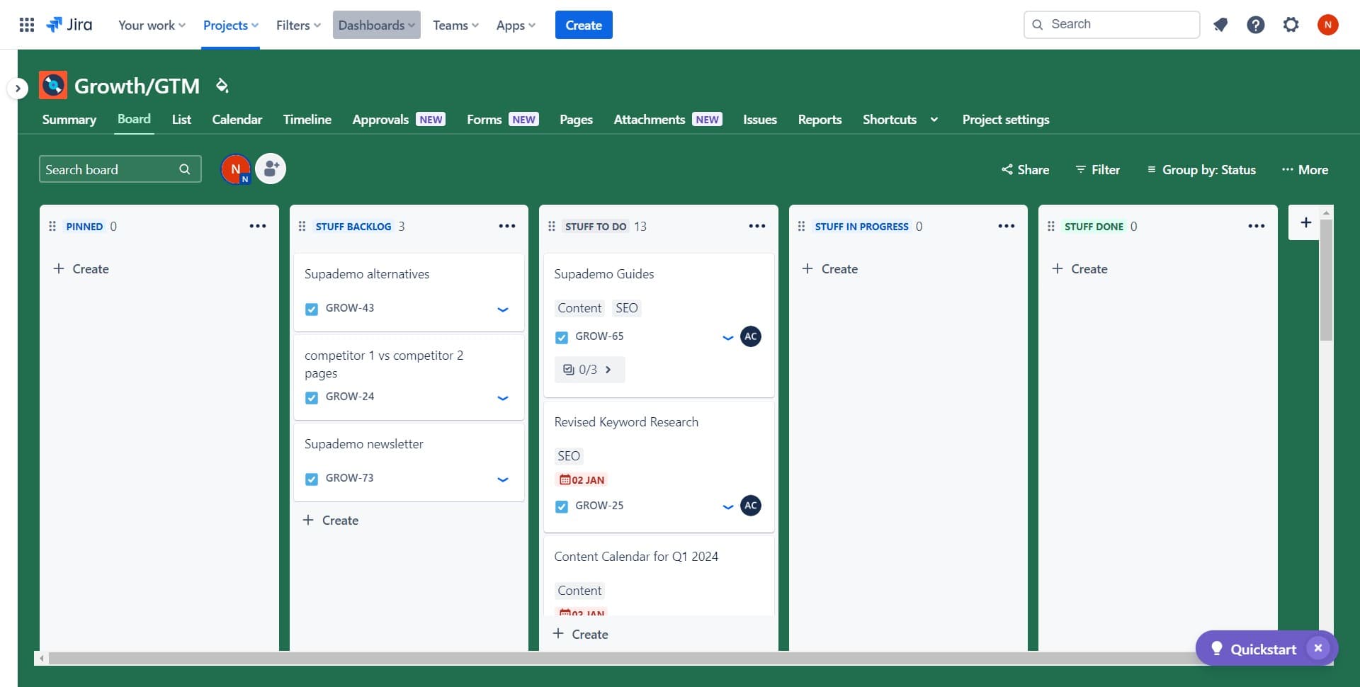 Navigate to Dashboards
