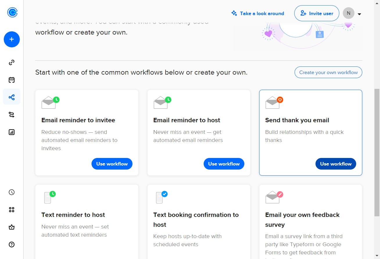 Click on Use workflow