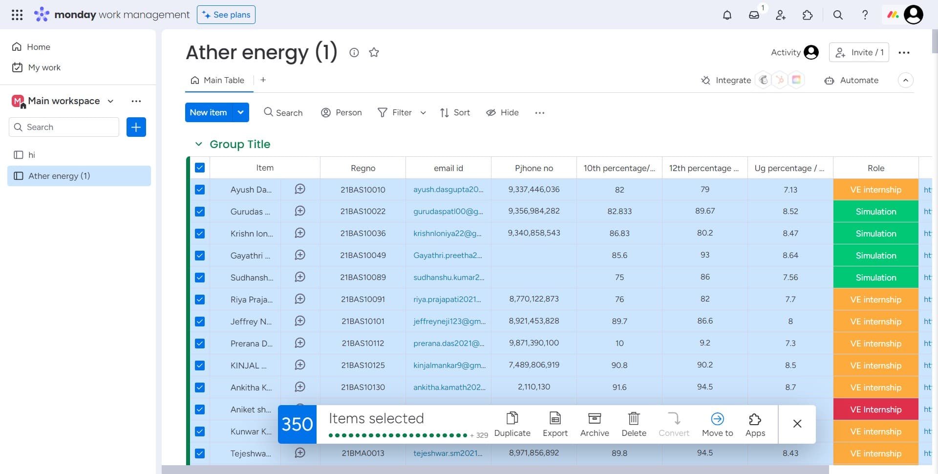 Select Move to option