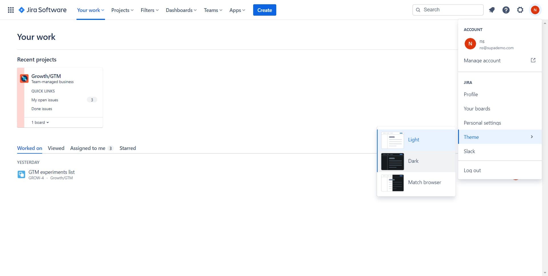 How to Change Theme in Jira | Step-by-Step