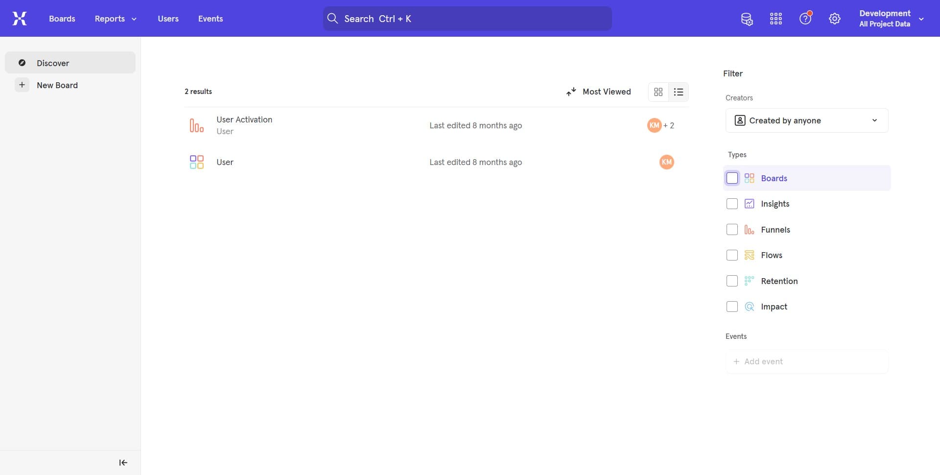 Access Mixpanel settings