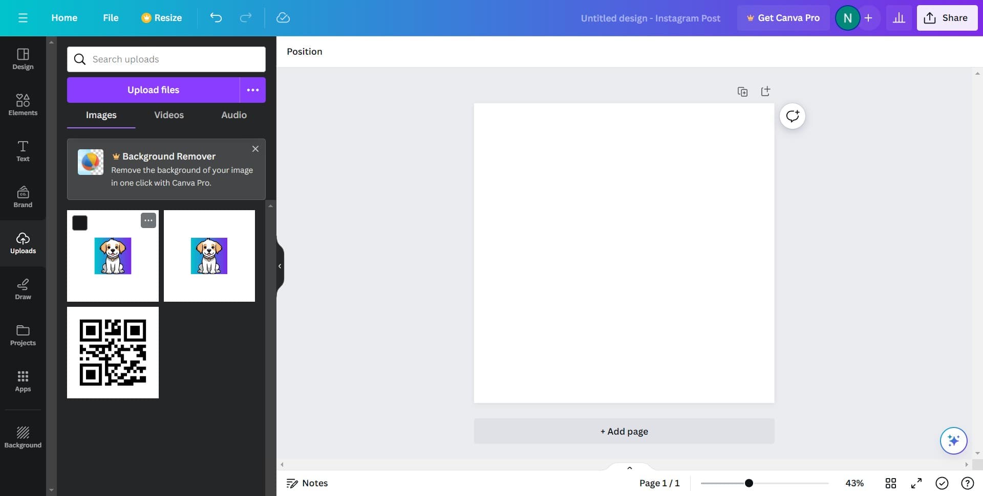 Select your image file