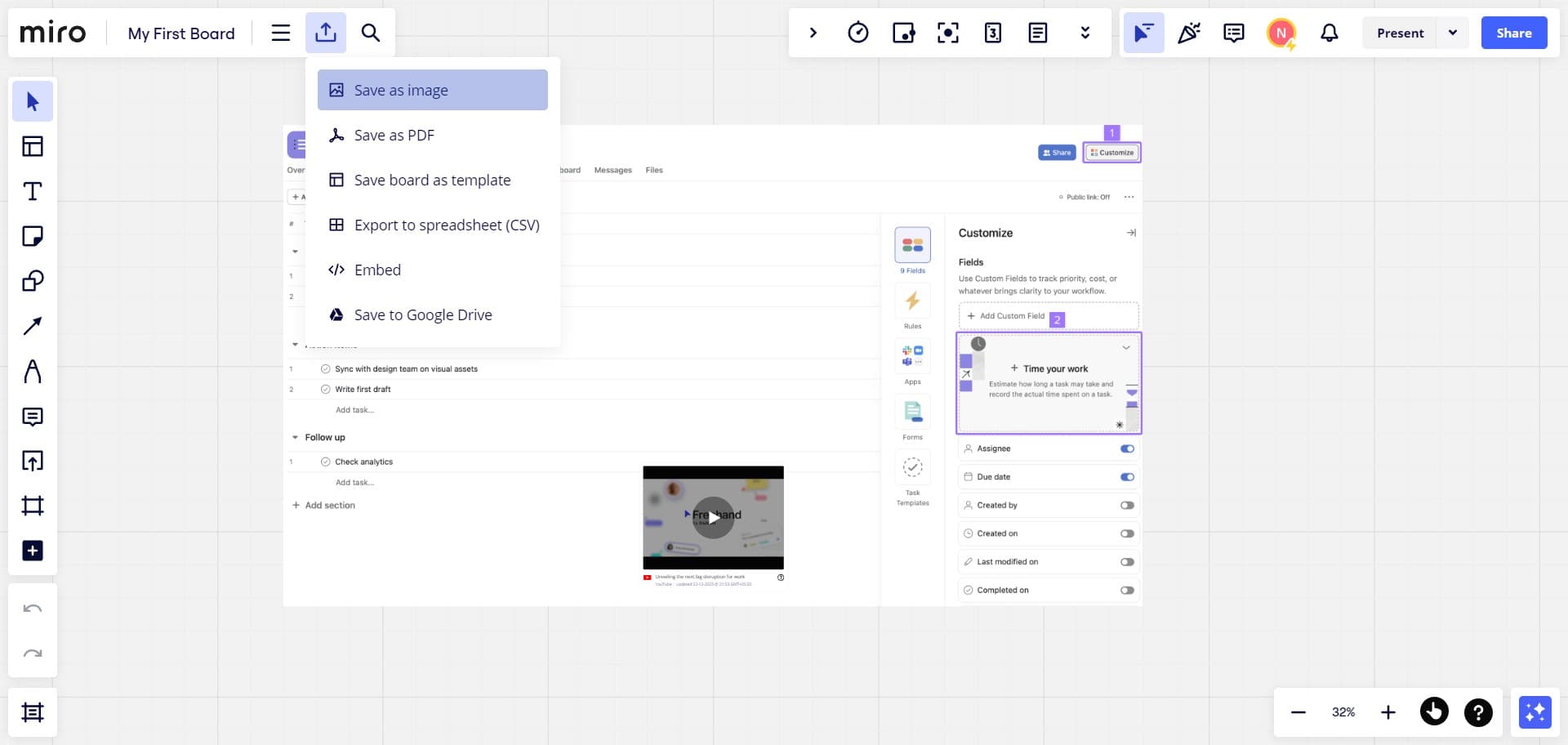 Click on Save as image