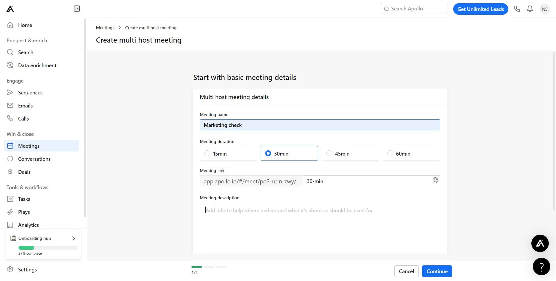 Set host preferences and permissions