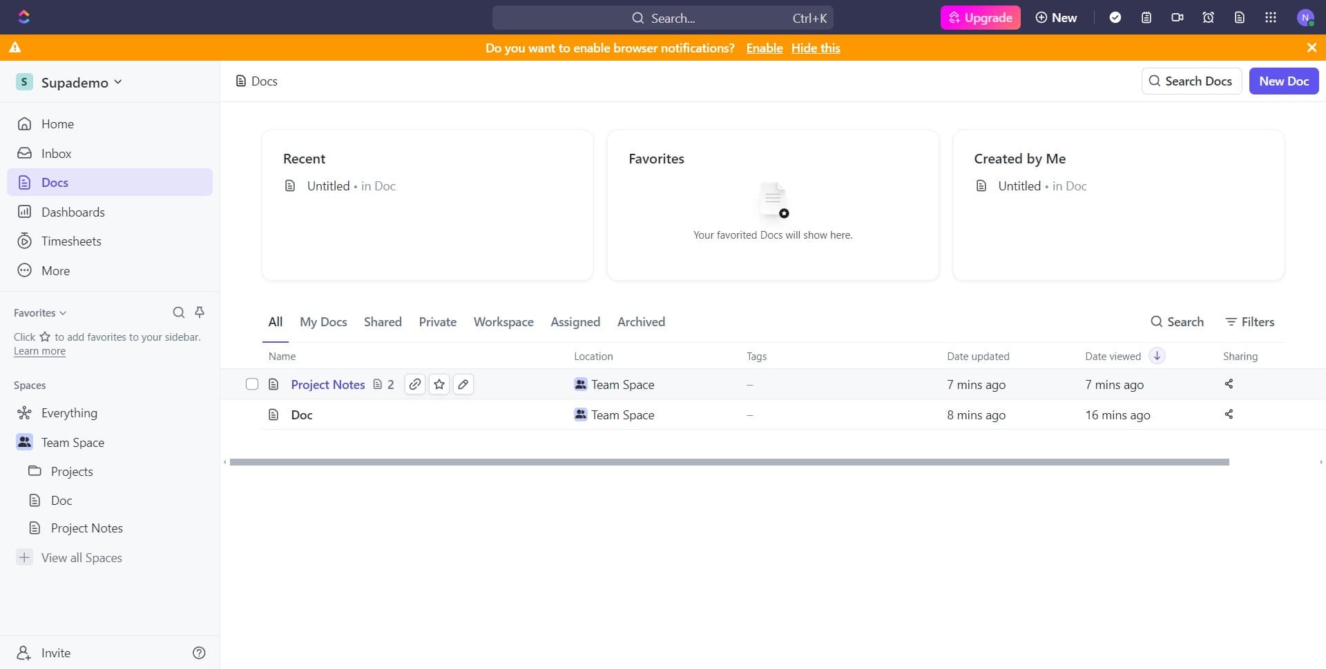 Select Project Notes 2