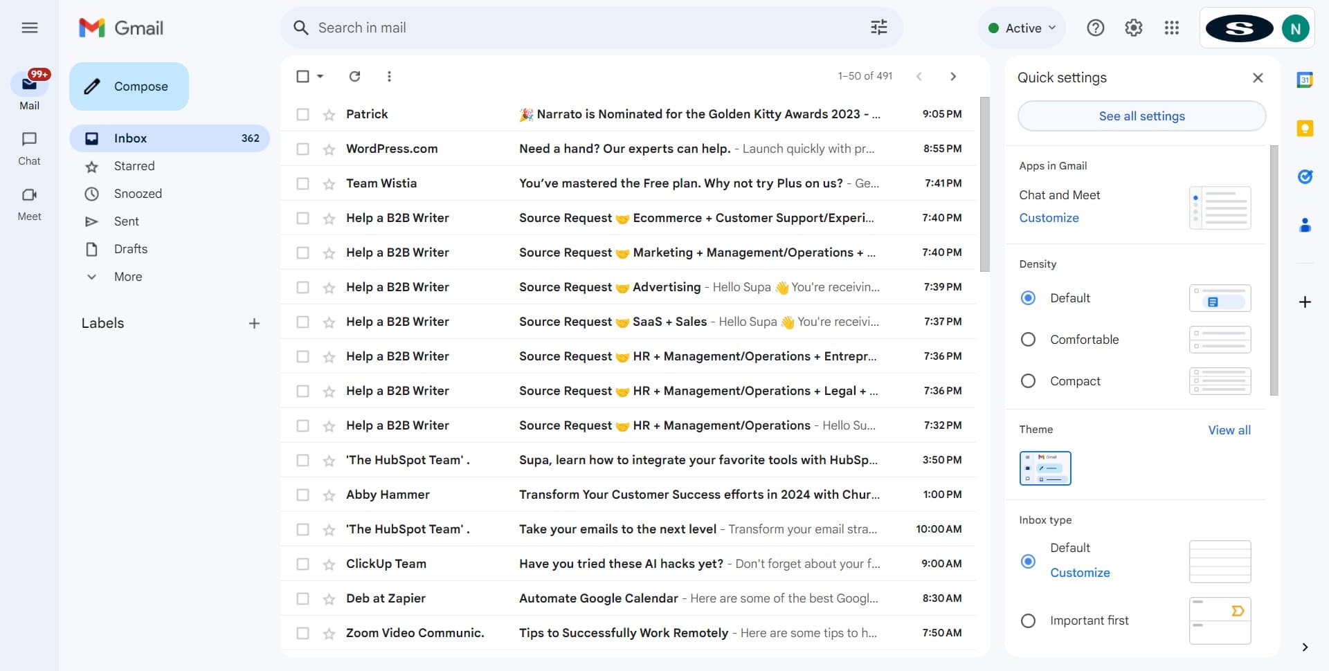 Click on See All Settings