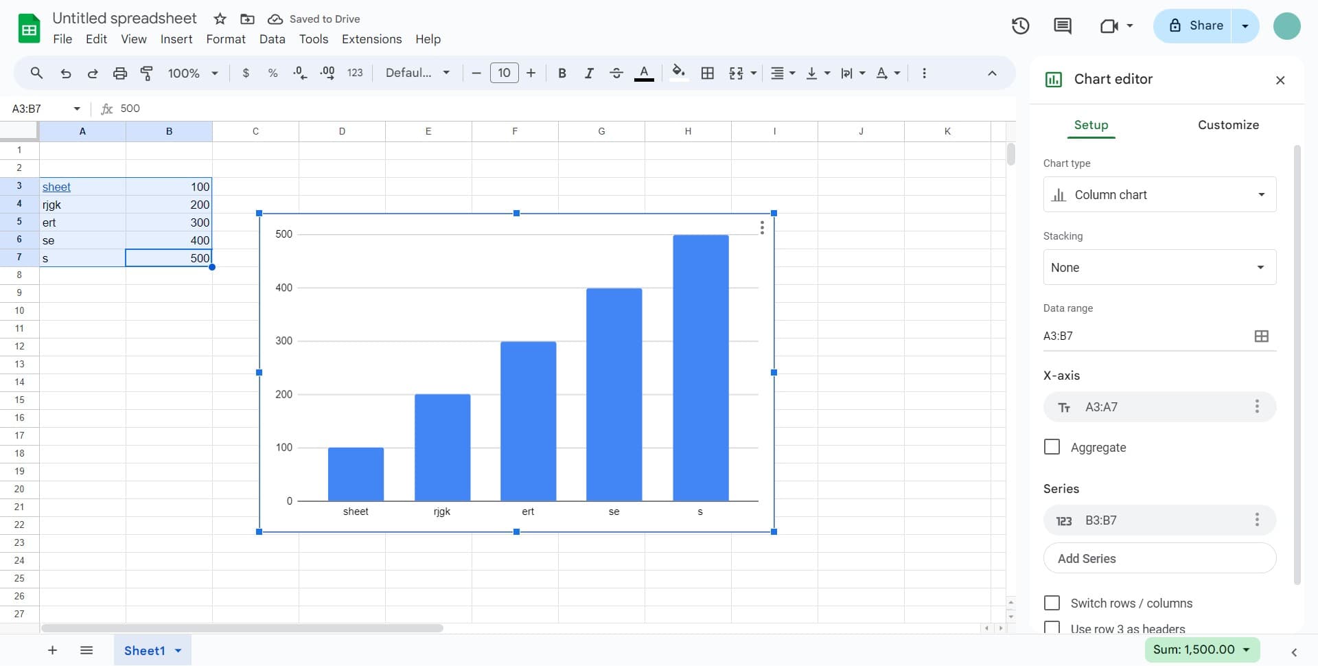 Open Customize panel
