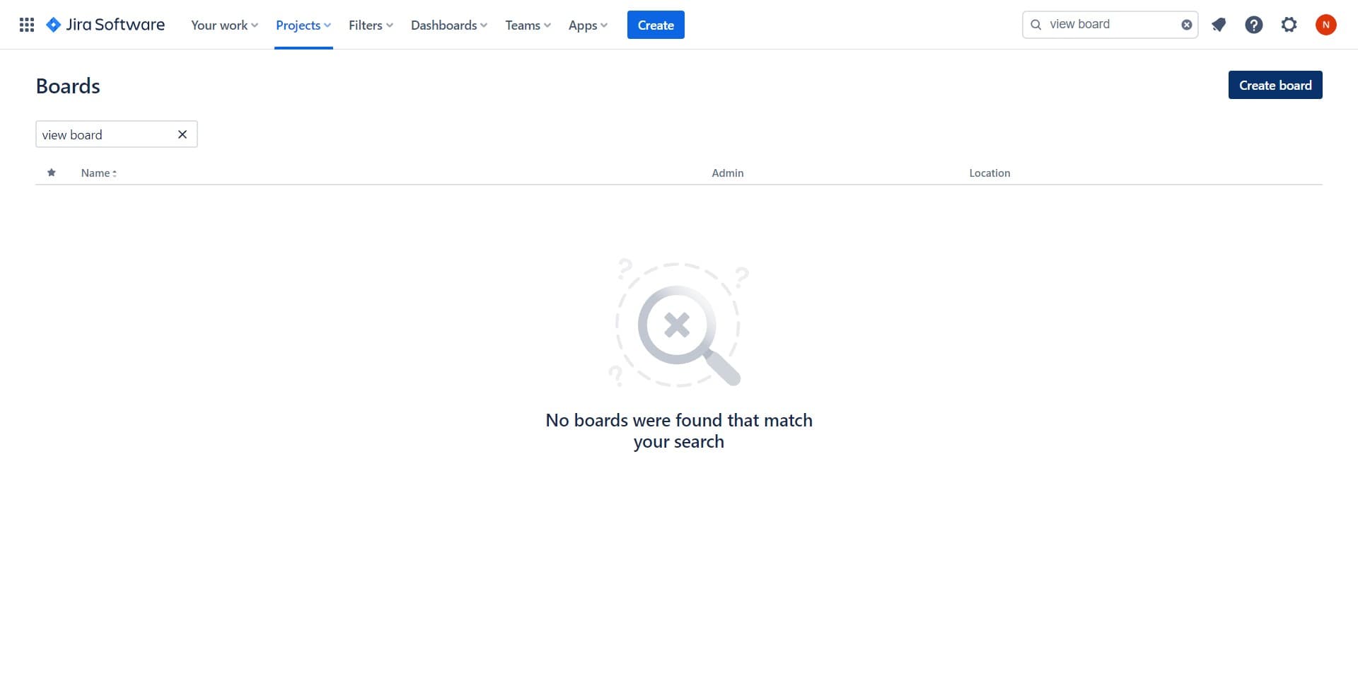 Click on Create board