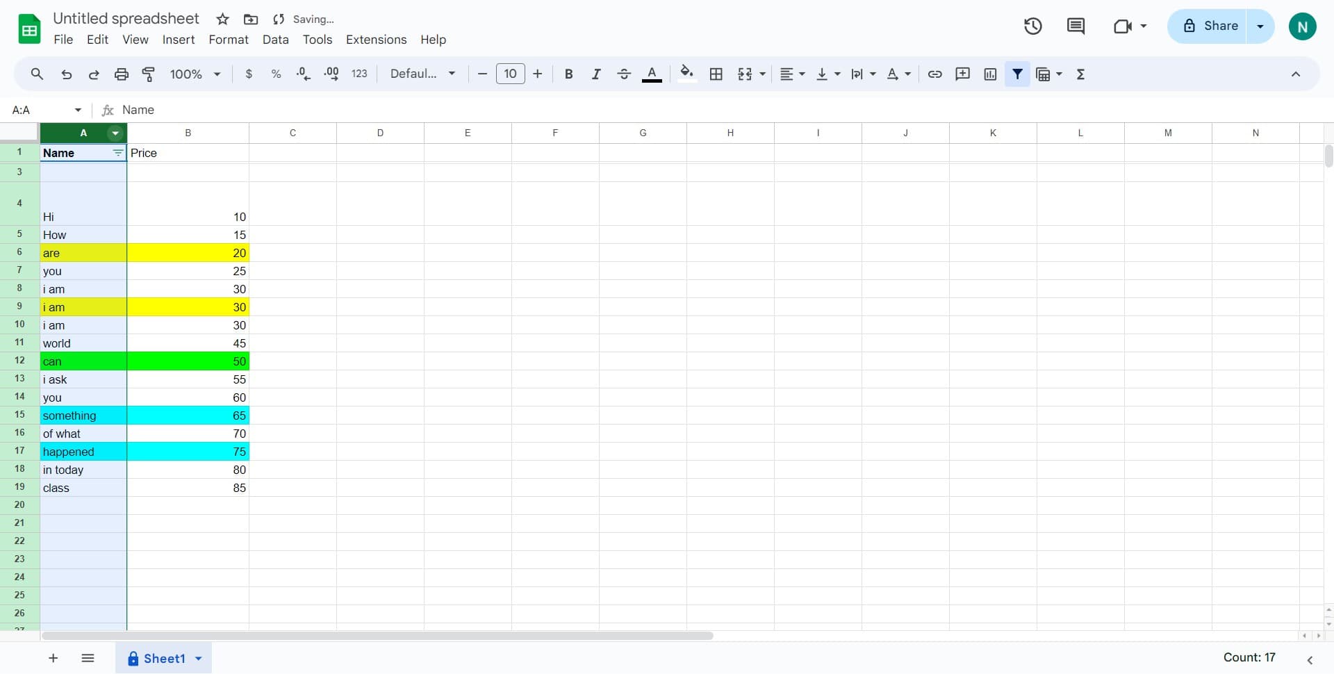Proceed to resize menu